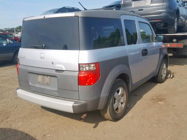 5J6YH28553L022158 - 2003 HONDA ELEMENT EX GRAY photo 4