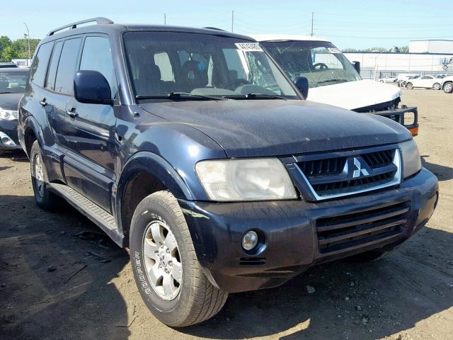 JA4MW51S34J009847 - 2004 MITSUBISHI MONTERO LI BLUE photo 1