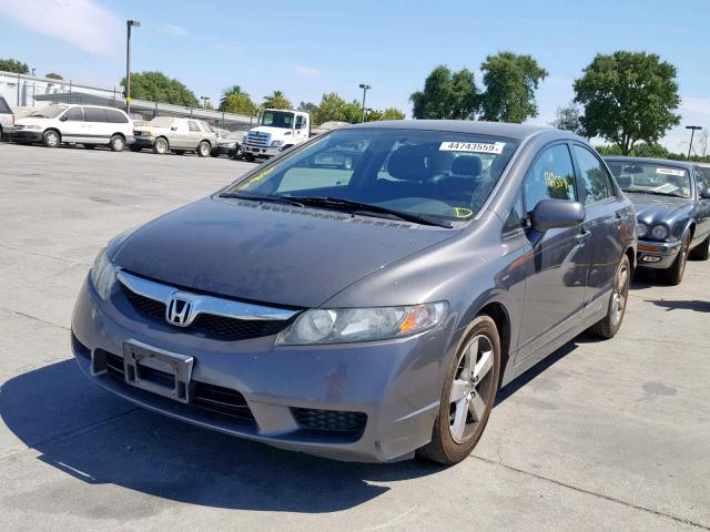 2HGFA1F62BH520130 - 2011 HONDA CIVIC LX-S Մոխրագույն լուսանկար 2