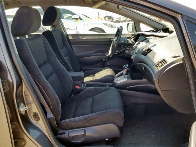 2HGFA1F62BH520130 - 2011 HONDA CIVIC LX-S Մոխրագույն լուսանկար 5