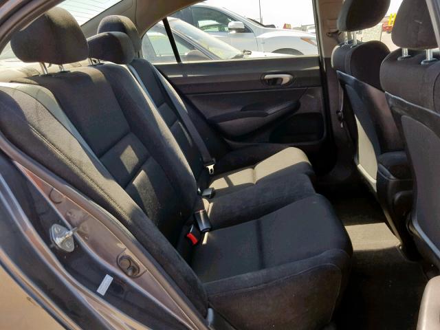 2HGFA1F62BH520130 - 2011 HONDA CIVIC LX-S Մոխրագույն լուսանկար 6