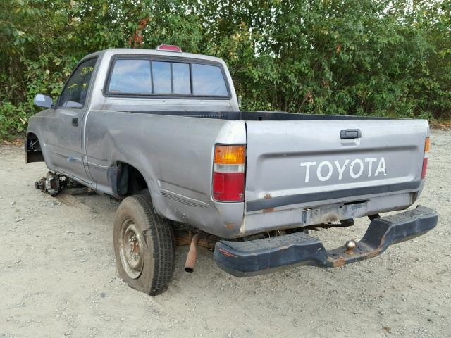 4TARN01P2RZ265270 - 1994 TOYOTA PICKUP 1/2 GRAY photo 3