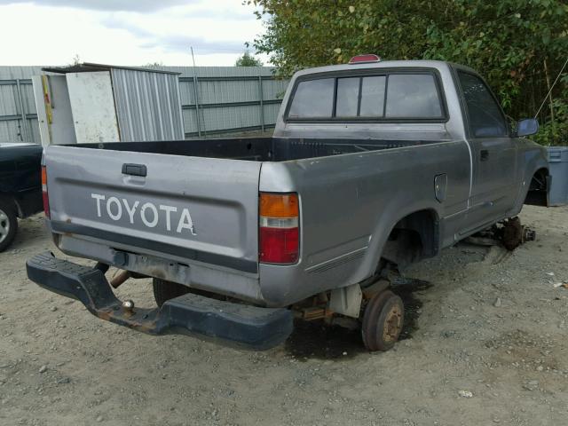 4TARN01P2RZ265270 - 1994 TOYOTA PICKUP 1/2 GRAY photo 4