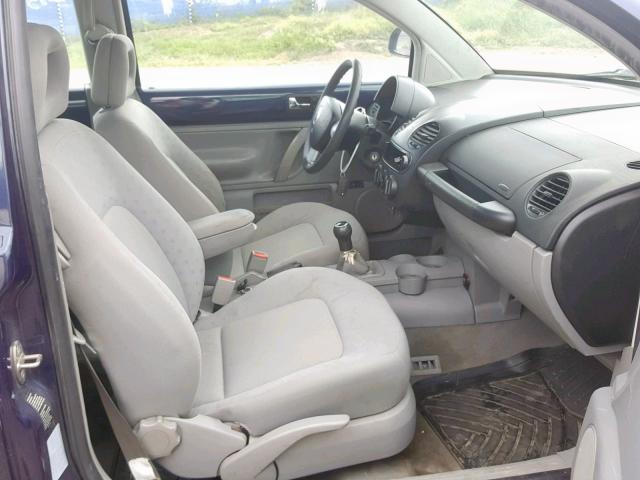3VWCD21C5YM416332 - 2000 VOLKSWAGEN NEW BEETLE BLUE photo 5