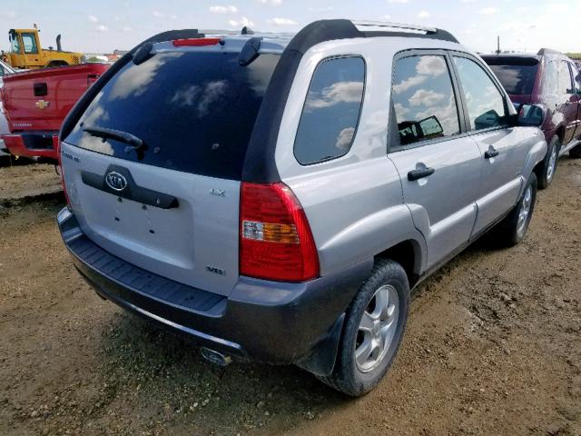 KNDJE723167225064 - 2006 KIA NEW SPORTA SILVER photo 4