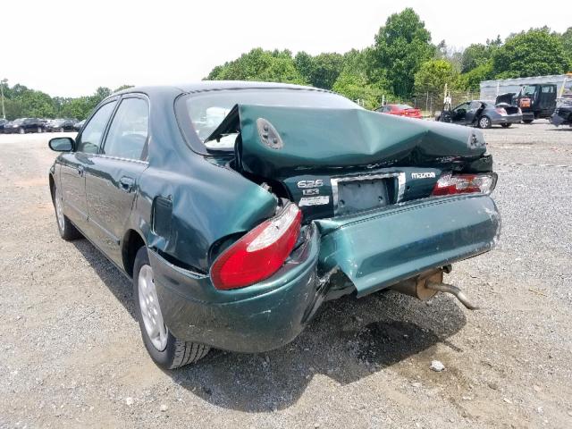 1YVGF22C015215344 - 2001 MAZDA 626 ES GREEN photo 3