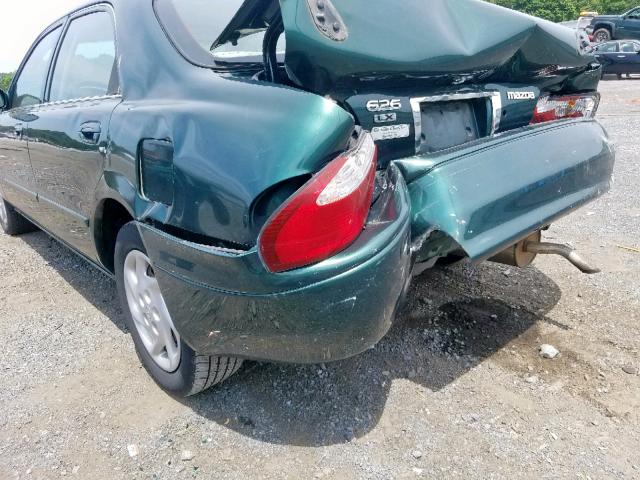 1YVGF22C015215344 - 2001 MAZDA 626 ES GREEN photo 9