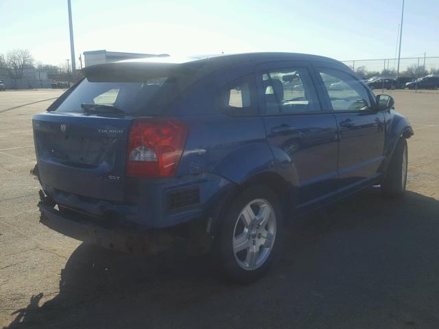 1B3HB48A79D150244 - 2009 DODGE CALIBER SX BLUE photo 4