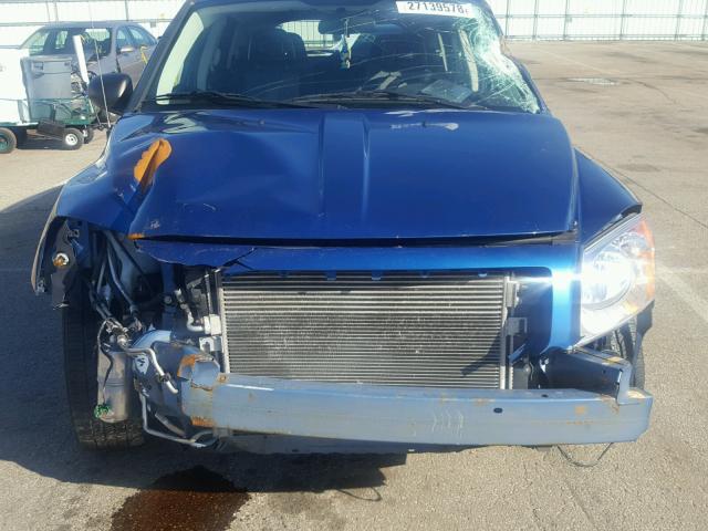 1B3HB48A79D150244 - 2009 DODGE CALIBER SX BLUE photo 9