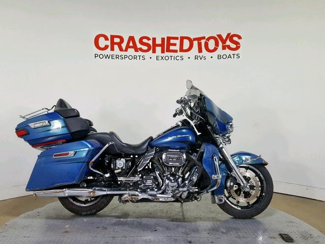 1HD1KEL10EB614721 - 2014 HARLEY-DAVIDSON FLHTK ELEC ლურჯი ფოტო 1