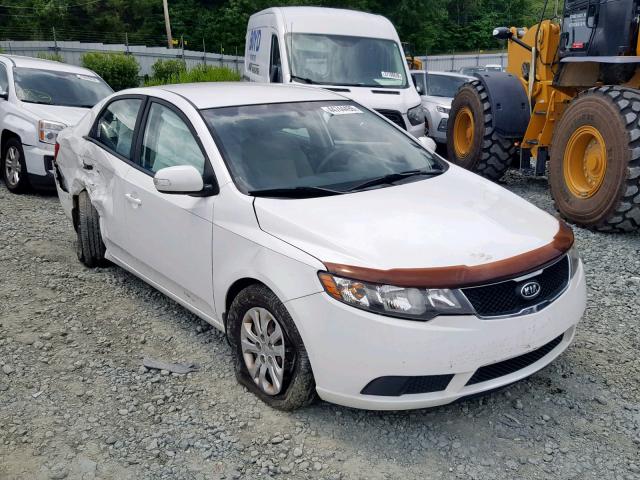 KNAFU4A22A5860229 - 2010 KIA FORTE EX WHITE photo 1