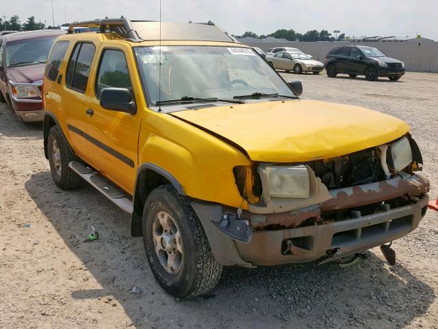 5N1ED28Y81C522628 - 2001 NISSAN XTERRA XE YELLOW photo 1