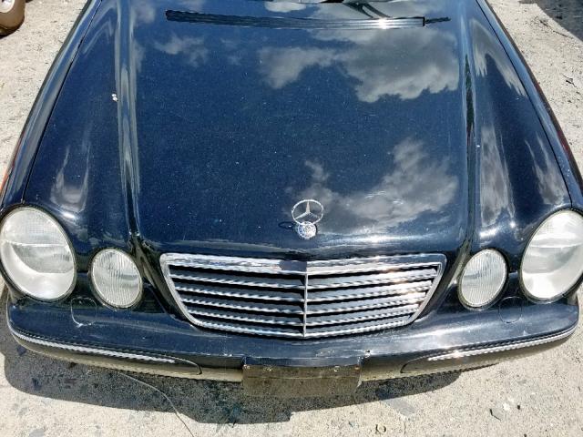 WDBJH65J4YB086218 - 2000 MERCEDES-BENZ E 320 BLACK photo 7