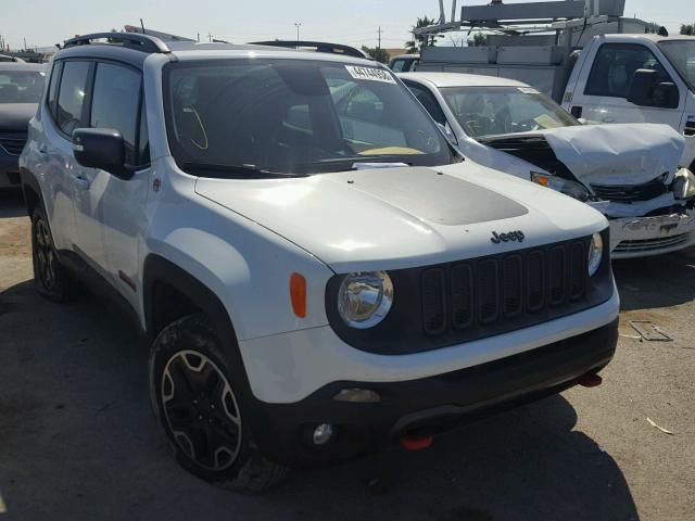 ZACCJBCT2GPD33638 - 2016 JEEP RENEGADE T WHITE photo 1