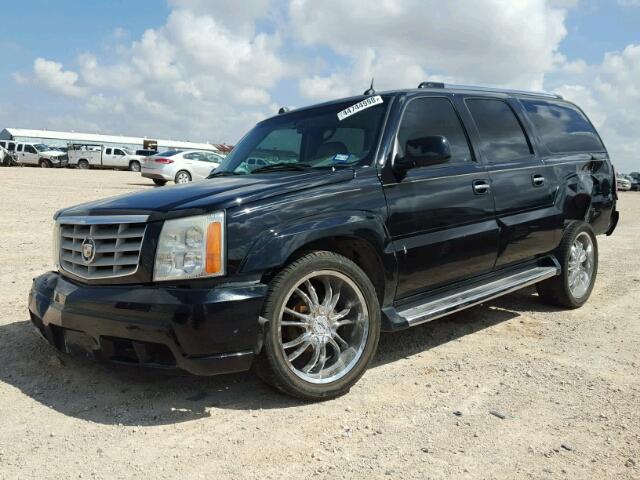 3GYFK66N54G237511 - 2004 CADILLAC ESCALADE E BLACK photo 2