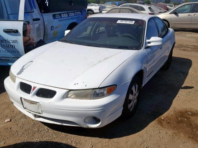 1G2WK52J8YF320574 - 2000 PONTIAC GRAND PRIX WHITE photo 2
