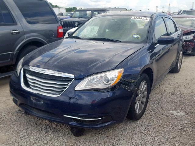 1C3CCBBB9DN701678 - 2013 CHRYSLER 200 TOURIN BLUE photo 2