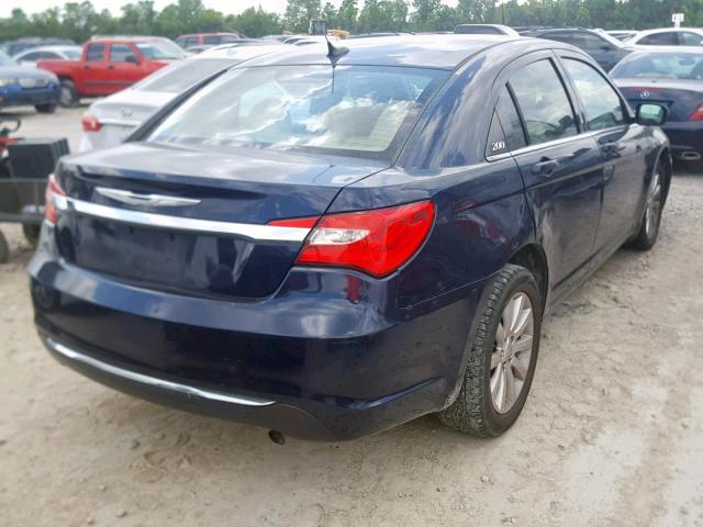 1C3CCBBB9DN701678 - 2013 CHRYSLER 200 TOURIN BLUE photo 4