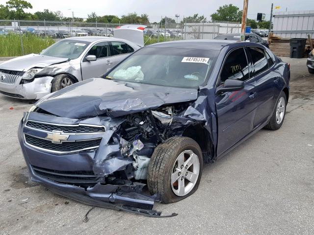 1G11B5SA9DF143591 - 2013 CHEVROLET MALIBU LS BLUE photo 2