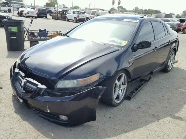 19UUA66267A019264 - 2007 ACURA TL BLACK photo 2