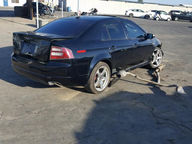 19UUA66267A019264 - 2007 ACURA TL BLACK photo 4