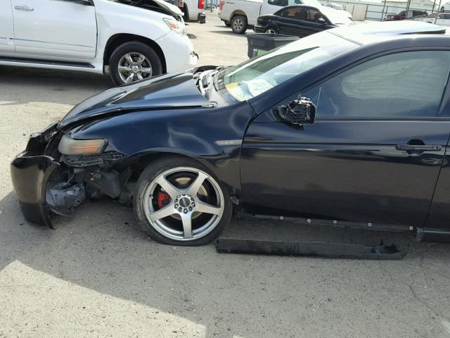 19UUA66267A019264 - 2007 ACURA TL BLACK photo 9