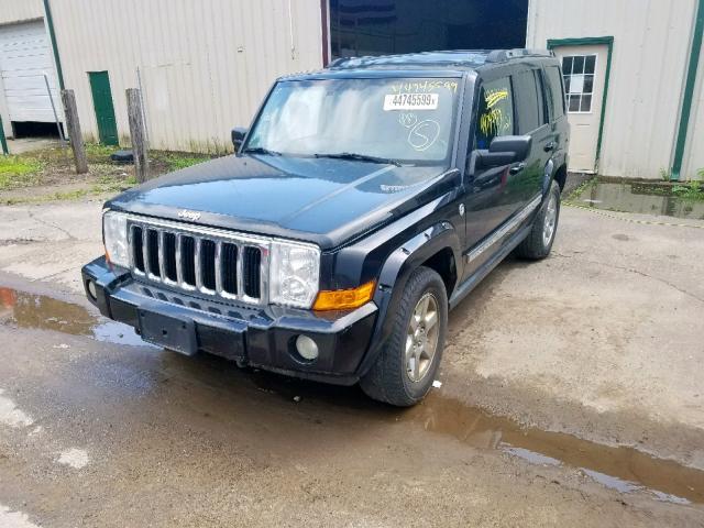 1J8HG58288C110850 - 2008 JEEP COMMANDER BLACK photo 2