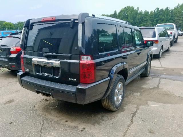 1J8HG58288C110850 - 2008 JEEP COMMANDER BLACK photo 4