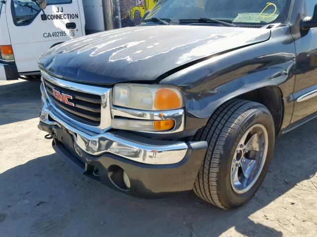 2GTEC19VX31312935 - 2003 GMC NEW SIERRA GRAY photo 9