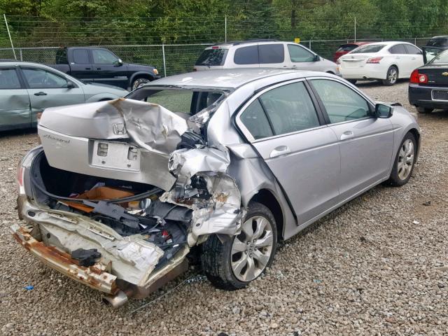 1HGCP2F86AA037584 - 2010 HONDA ACCORD EXL SILVER photo 4