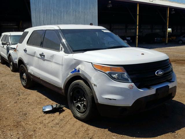 1FM5K8AR1EGA18562 - 2014 FORD EXPLORER P WHITE photo 1