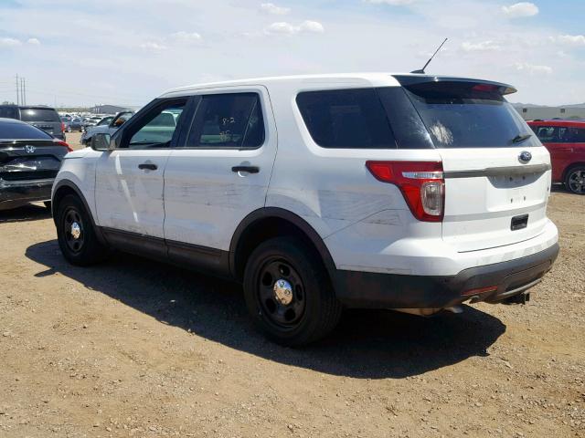 1FM5K8AR1EGA18562 - 2014 FORD EXPLORER P WHITE photo 3