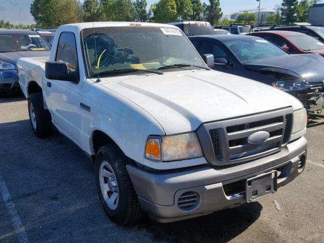 1FTYR10D28PA45624 - 2008 FORD RANGER WHITE photo 1