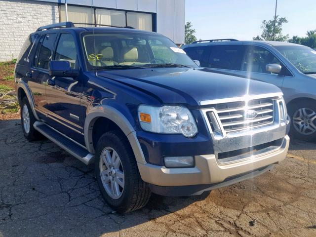 1FMEU64E37UB54557 - 2007 FORD EXPLORER E BLUE photo 1