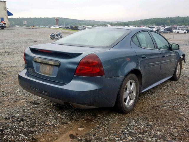 2G2WP552461177679 - 2006 PONTIAC GRAND PRIX BLUE photo 4
