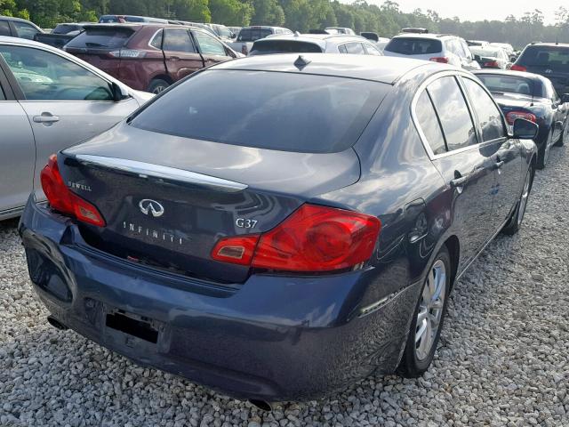 JNKCV61E59M307292 - 2009 INFINITI G37 BASE GRAY photo 4