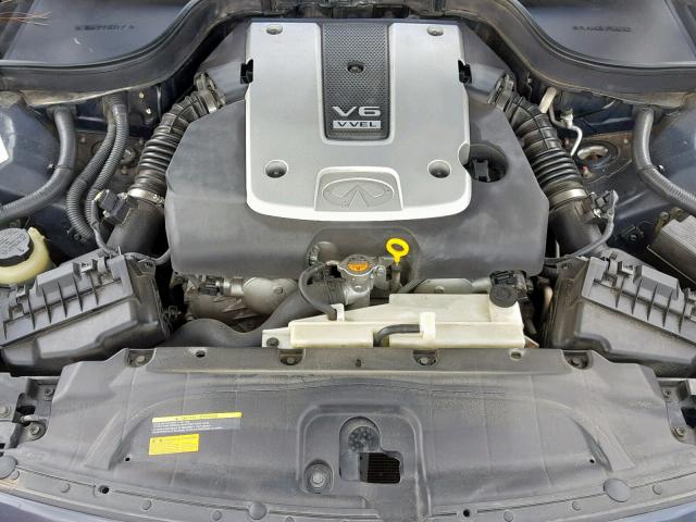 JNKCV61E59M307292 - 2009 INFINITI G37 BASE GRAY photo 7