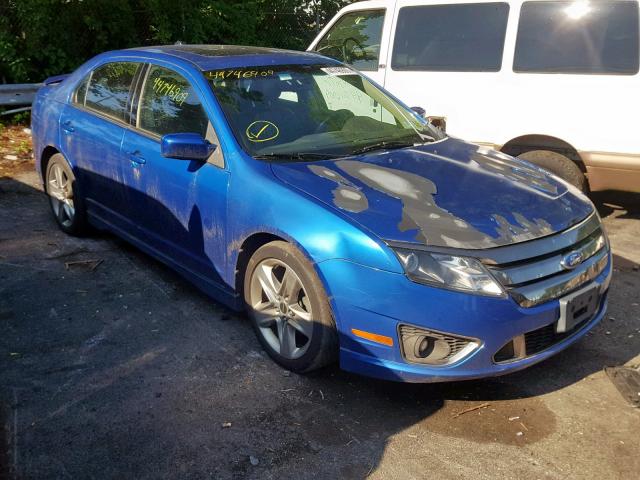 3FAHP0KC1BR131355 - 2011 FORD FUSION SPO BLUE photo 1