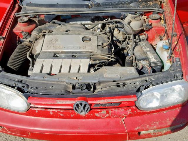 3VWHE81H9SM054045 - 1995 VOLKSWAGEN GTI VR6 RED photo 7