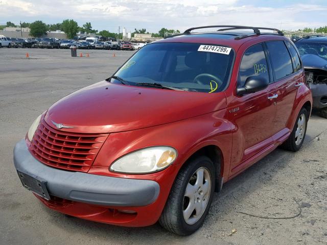 3C8FY4BB41T291517 - 2001 CHRYSLER PT CRUISER BURGUNDY photo 2