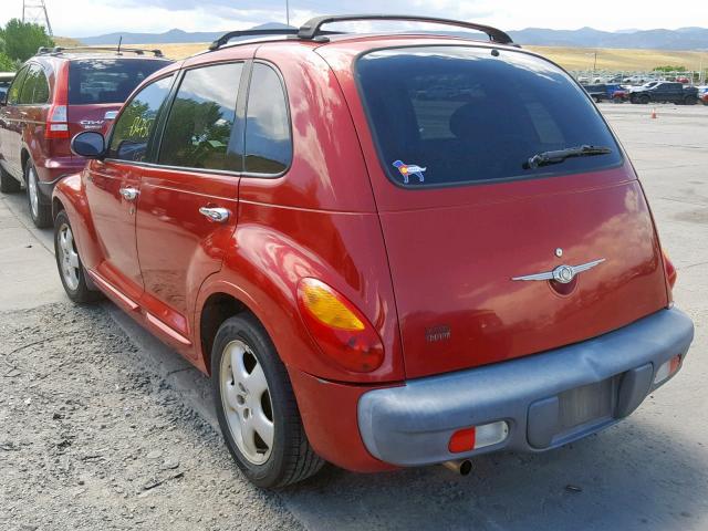 3C8FY4BB41T291517 - 2001 CHRYSLER PT CRUISER BURGUNDY photo 3