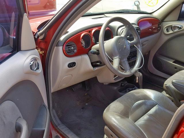 3C8FY4BB41T291517 - 2001 CHRYSLER PT CRUISER BURGUNDY photo 9