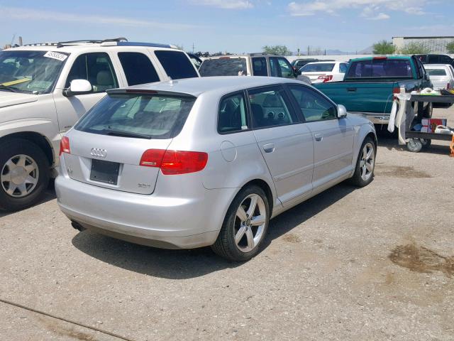 WAUHF78P78A144059 - 2008 AUDI A3 2.0 SILVER photo 4