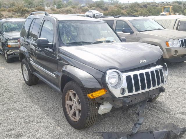 1J4GL58K86W203212 - 2006 JEEP LIBERTY LI GREEN photo 1