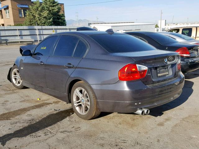 WBAVC53548FZ85622 - 2008 BMW 328 I SULE GRAY photo 3