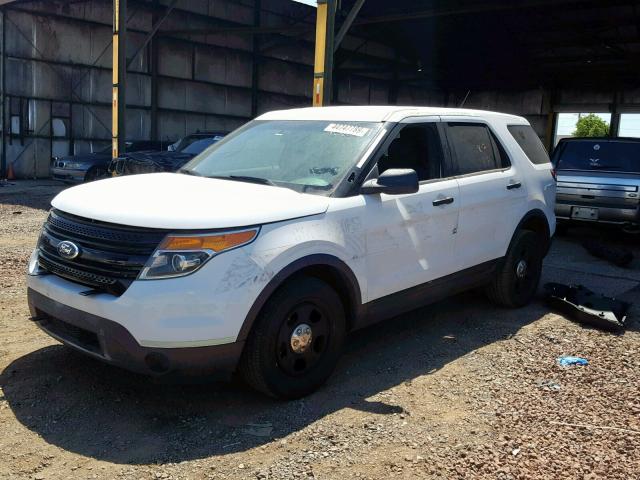 1FM5K8AR8FGC08957 - 2015 FORD EXPLORER P WHITE photo 2