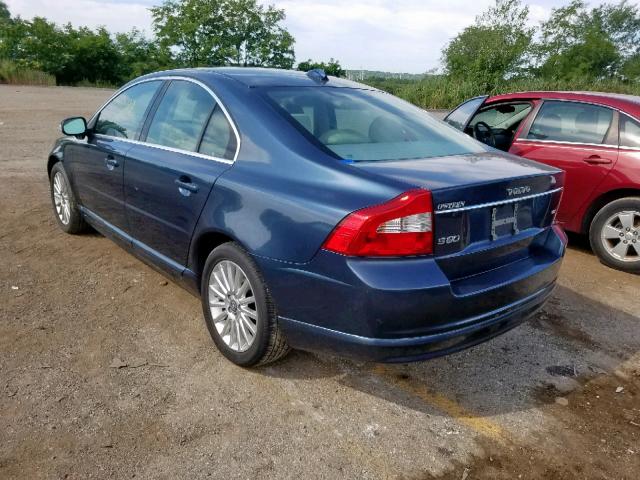 YV1AS982381077308 - 2008 VOLVO S80 3.2 BLUE photo 3