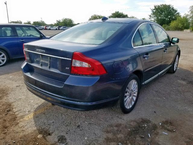 YV1AS982381077308 - 2008 VOLVO S80 3.2 BLUE photo 4