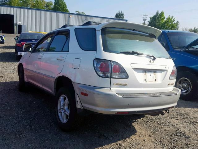 JTJHF10U420260878 - 2002 LEXUS RX 300 WHITE photo 3