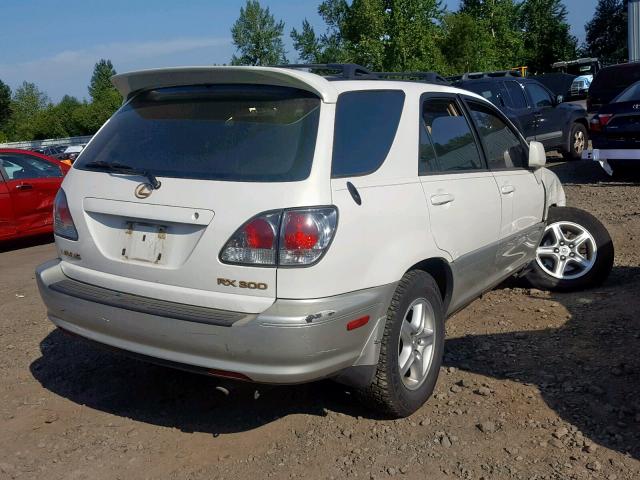 JTJHF10U420260878 - 2002 LEXUS RX 300 WHITE photo 4